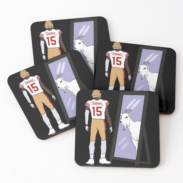 Item preview, Jauan Jennings Mirror GOAT  designed and sold by Cejo1.