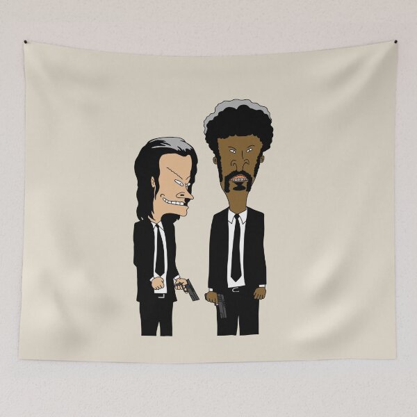 Item preview, Pulp Fiction - Beavis and Butt-Head Style (full color) designed and sold by ZERO-MIND.