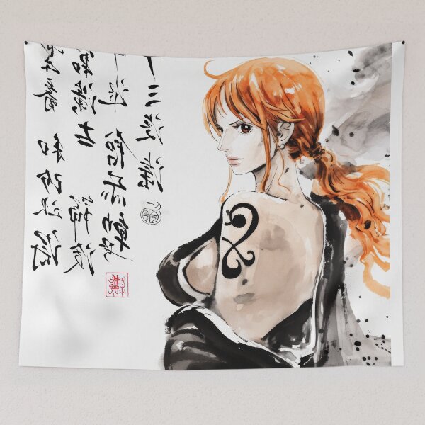 Item preview, Nami Sumi-e  designed and sold by AnimeArsenalPrints.