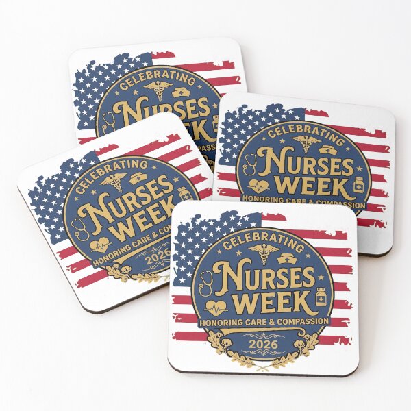 Item preview, Happy Nurses Week 2026 American Flag Nurse Appreciation Gift for Healthcare Heroes designed and sold by YarsEingr.