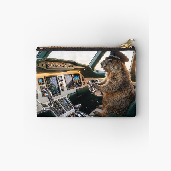 Item preview, Groundhog Pilot Rules the Stratosphere designed and sold by Tridentulus.