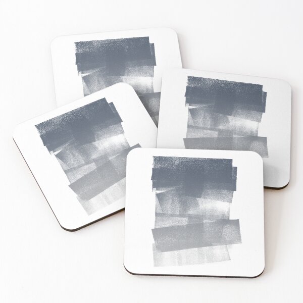 Item preview, Swatch Sample Textured Monoprint - Dusk to Fog Gradient designed and sold by Irene Estelle.