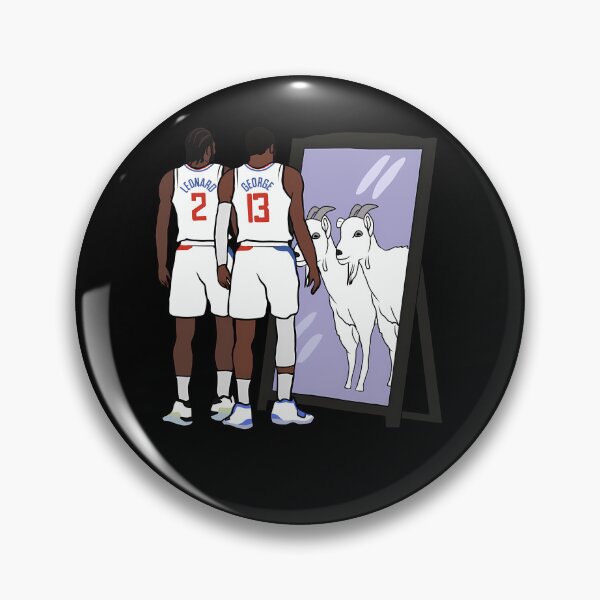 Item preview, Kawhi Leonard and Paul George Mirror GOATs  designed and sold by Cejo1.