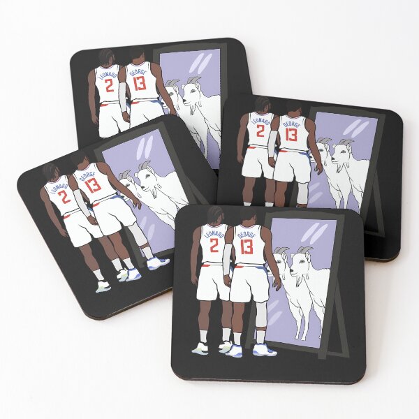 Item preview, Kawhi Leonard and Paul George Mirror GOATs  designed and sold by Cejo1.