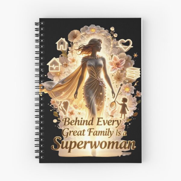 Item preview, Behind Every Great Family Is a Superwoman - woman gratitude and recognition gifts  designed and sold by YourTrendyTees.