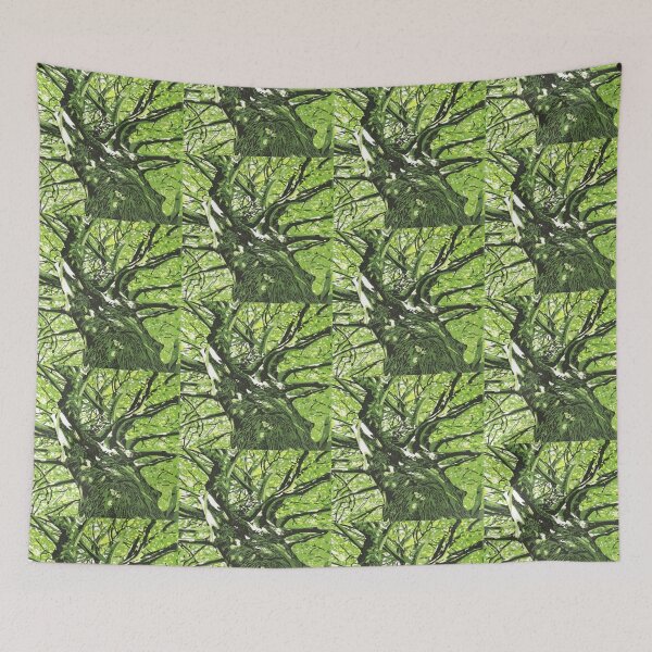 Item preview, Nature's Green Branch Tapestry Artwork  designed and sold by NivyasArtistry.