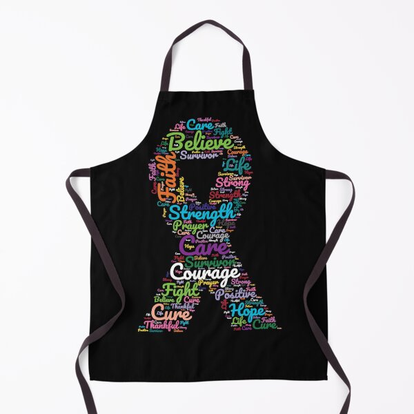 Item preview, Cancer Awareness Word Ribbon designed and sold by Rosemarie Guieb Designs.