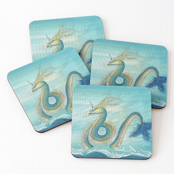Item preview, Mythical Sea Dragon Fantasy Painting designed and sold by PeridotGypsy.