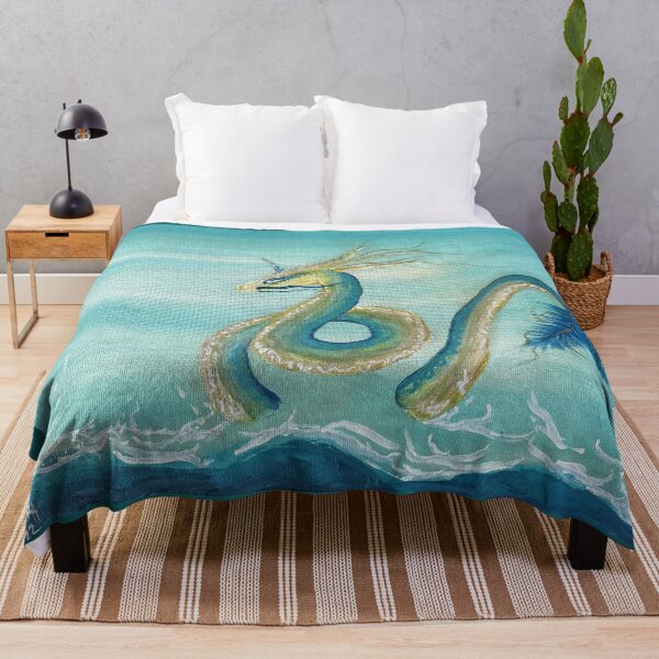 Item preview, Mythical Sea Dragon Fantasy Painting designed and sold by PeridotGypsy.