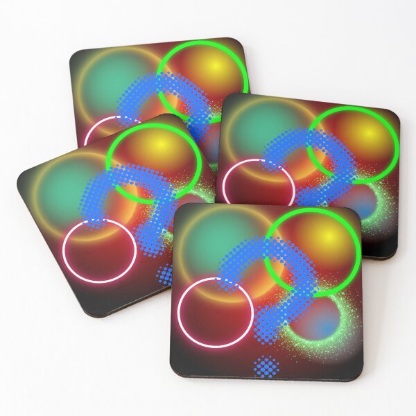 Item preview, Neon Abstract Question Mark – Colorful Glow Digital Art designed and sold by MariMarArt.