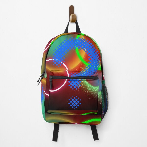 Item preview, Neon Abstract Question Mark – Colorful Glow Digital Art designed and sold by MariMarArt.
