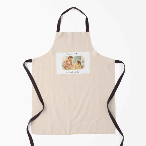 Item preview, Some Moms Like to Teach All Day — Classroom Illustration | Teacher Mom Gift designed and sold by Novel Works Studio.