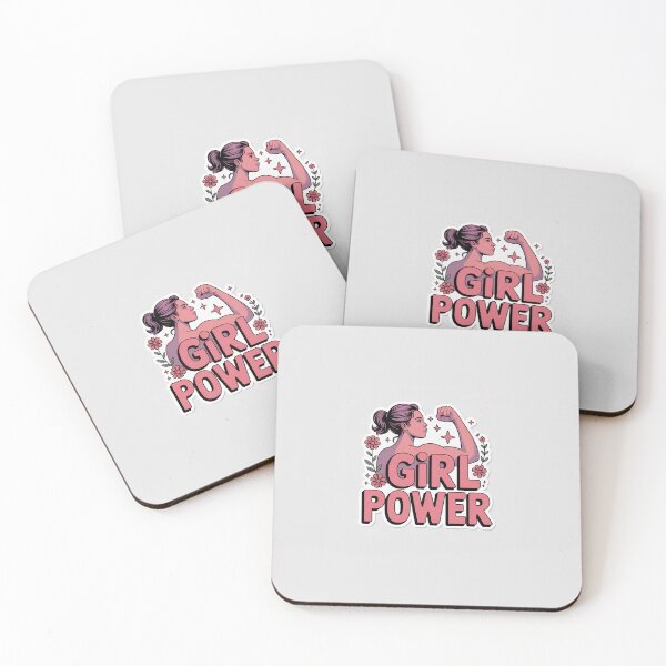 Item preview, Girl Power Feminist Sticker - Strong Woman designed and sold by StickerDesignHub.