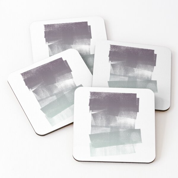 Item preview, Swatch Sample Textured Monoprint - Fig to Mint Gradient designed and sold by Irene Estelle.