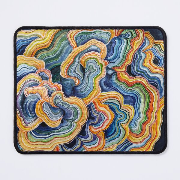 Item preview, Tramete number 1 I Fungi I Abstract mushroom world designed and sold by DanjaArt.