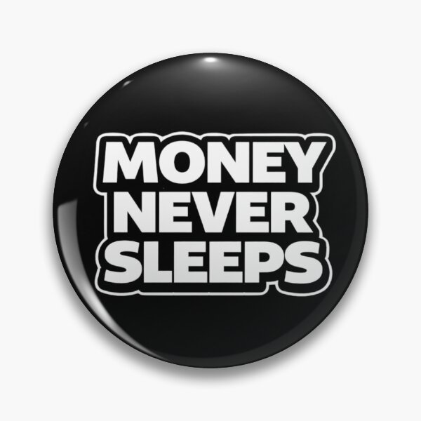 Item preview, Money Never Sleeps Hustle Mindset Shirt designed and sold by Papier Atelier Art.