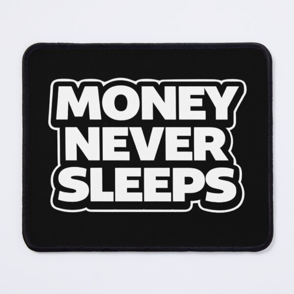 Item preview, Money Never Sleeps Hustle Mindset Shirt designed and sold by Papier Atelier Art.