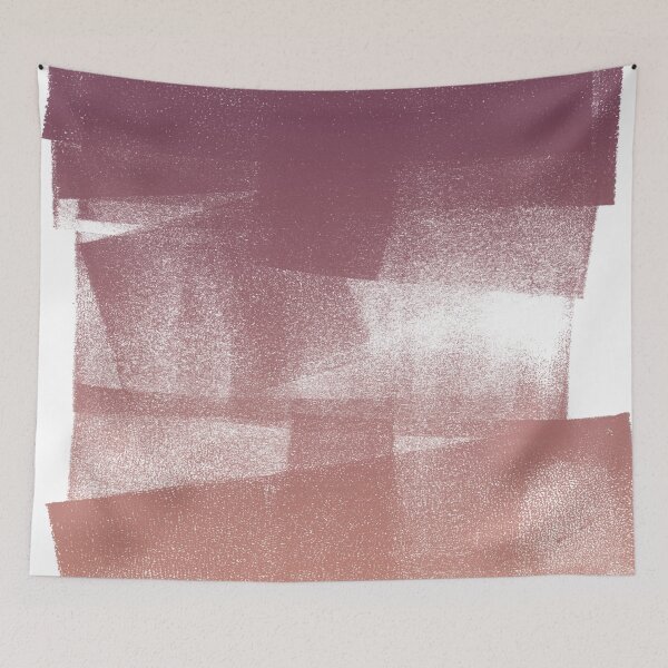 Item preview, Swatch Sample Textured Monoprint - Beet to Coral Gradient designed and sold by Irene Estelle.