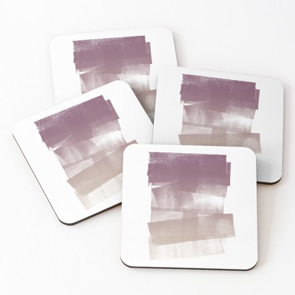 Item preview, Swatch Sample Textured Monoprint - Beet to Dove Gradient designed and sold by Irene Estelle.