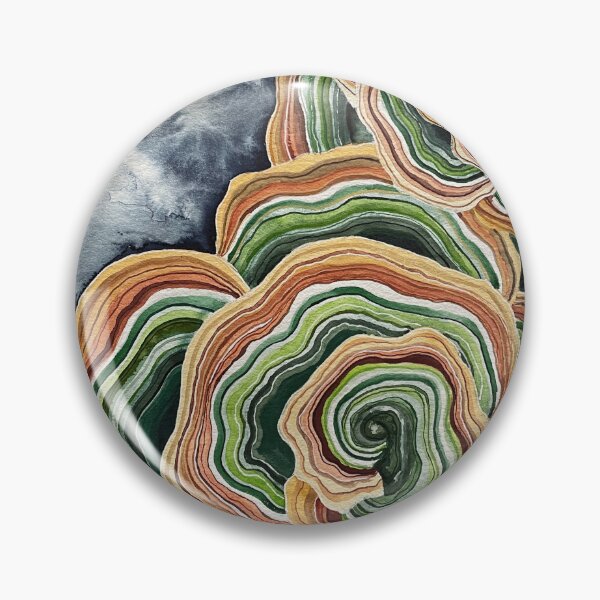 Item preview, Tramete number 3 I Fungi I abstract mushroom world designed and sold by DanjaArt.