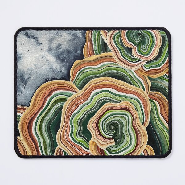 Item preview, Tramete number 3 I Fungi I abstract mushroom world designed and sold by DanjaArt.