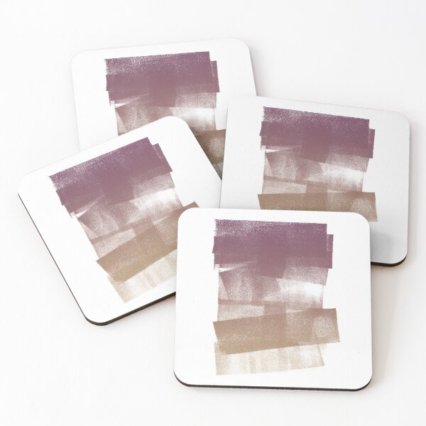 Item preview, Swatch Sample Textured Monoprint - Beet to Fawn Gradient designed and sold by Irene Estelle.