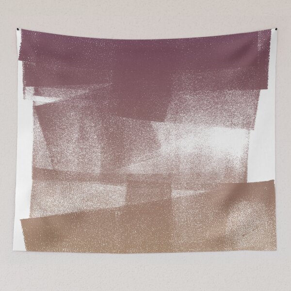 Item preview, Swatch Sample Textured Monoprint - Beet to Fawn Gradient designed and sold by Irene Estelle.