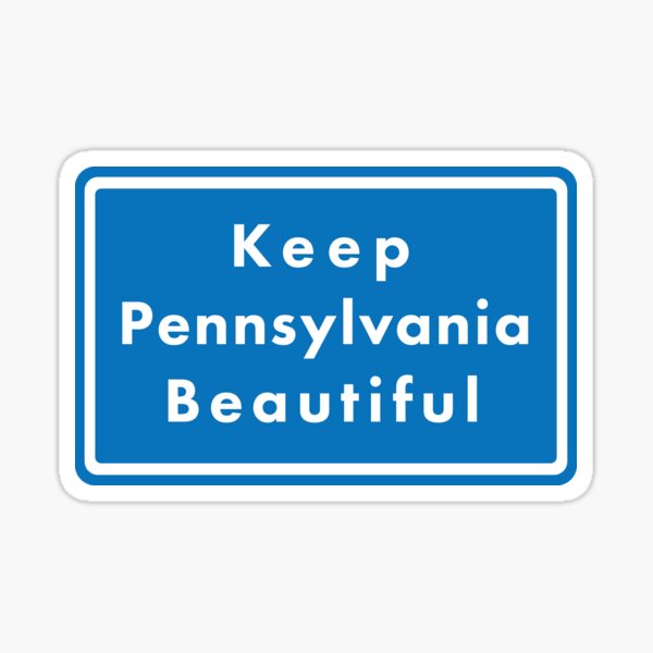 Keep Pennsylvania Beautiful Sticker