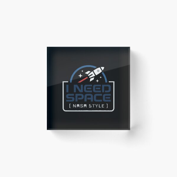 Item preview, I Need Space – Minimal Rocket NASA Style Design | Aesthetic Space Lover Graphic designed and sold by Sarvionstudio.