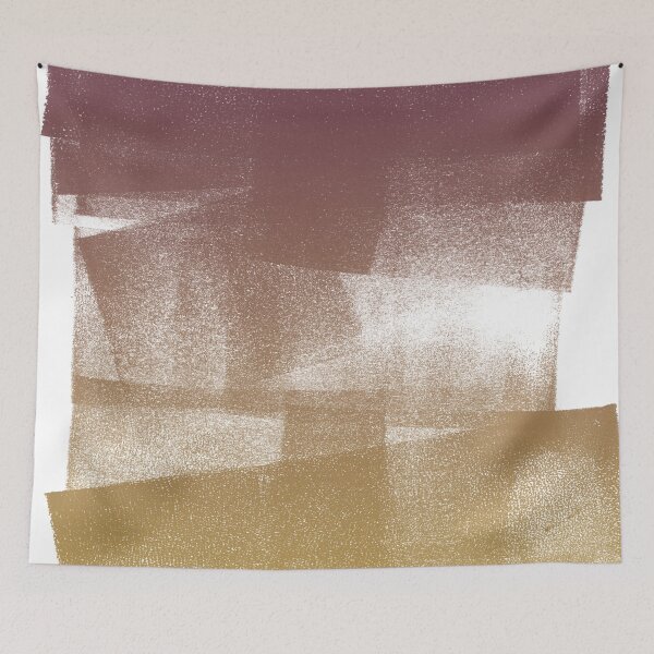 Item preview, Swatch Sample Textured Monoprint - Beet to Saffron Gradient designed and sold by Irene Estelle.
