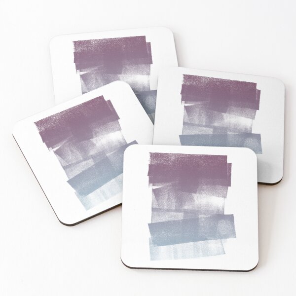 Item preview, Swatch Sample Textured Monoprint - Beet to Sky Gradient designed and sold by Irene Estelle.