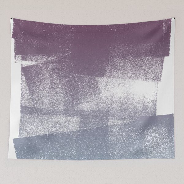 Item preview, Swatch Sample Textured Monoprint - Beet to Sky Gradient designed and sold by Irene Estelle.