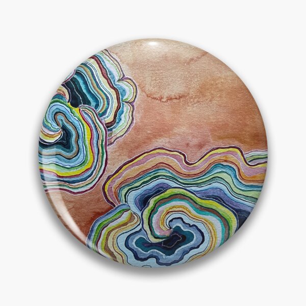 Item preview, Tramete No. 4 I fungi I abstract mushroom world designed and sold by DanjaArt.