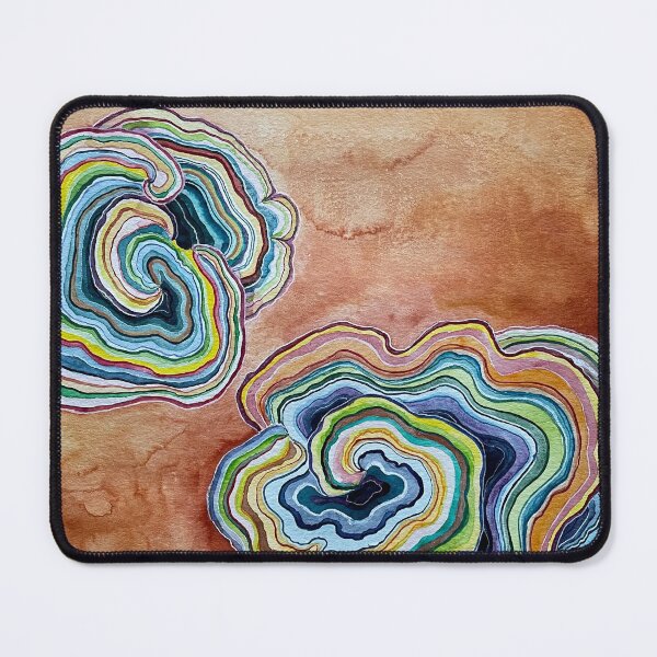 Item preview, Tramete No. 4 I fungi I abstract mushroom world designed and sold by DanjaArt.