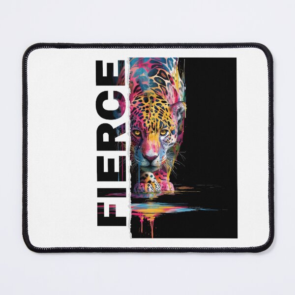 Item preview, Fierce Jaguar - Be Fierce Affirmative - Colorful designed and sold by LAJdesigns.