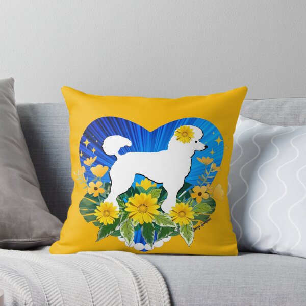 Item preview, Copy of  Blue and Gold Retro  Poodle  designed and sold by artbyomega.