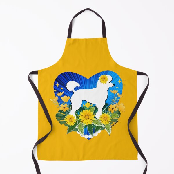 Item preview, Copy of Blue and Gold Retro Poodle designed and sold by artbyomega.