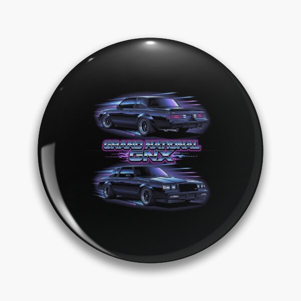 Item preview, 1987 Buick Grand National GNX Retro Neon Muscle Car Graphic Tee designed and sold by TheArtOfCar.