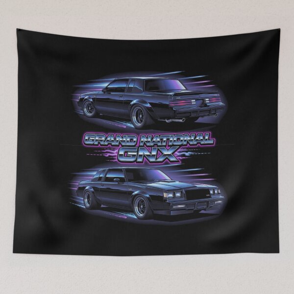 Item preview, 1987 Buick Grand National GNX Retro Neon Muscle Car Graphic Tee designed and sold by TheArtOfCar.