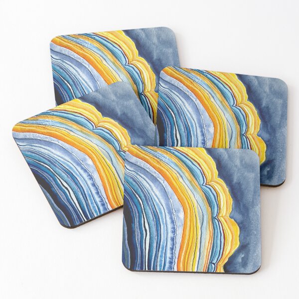 Item preview, Small blue bracket fungus | Abstract mushroom world | Fungi designed and sold by DanjaArt.