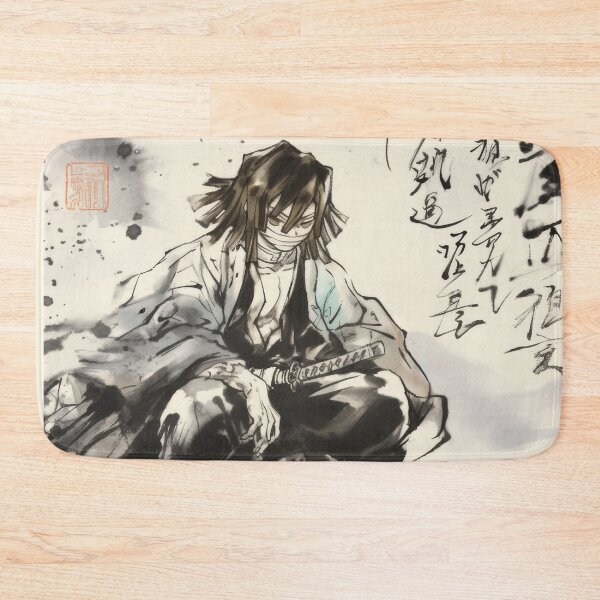 Item preview, Obanai Iguro Sumi-e  designed and sold by AnimeArsenalPrints.