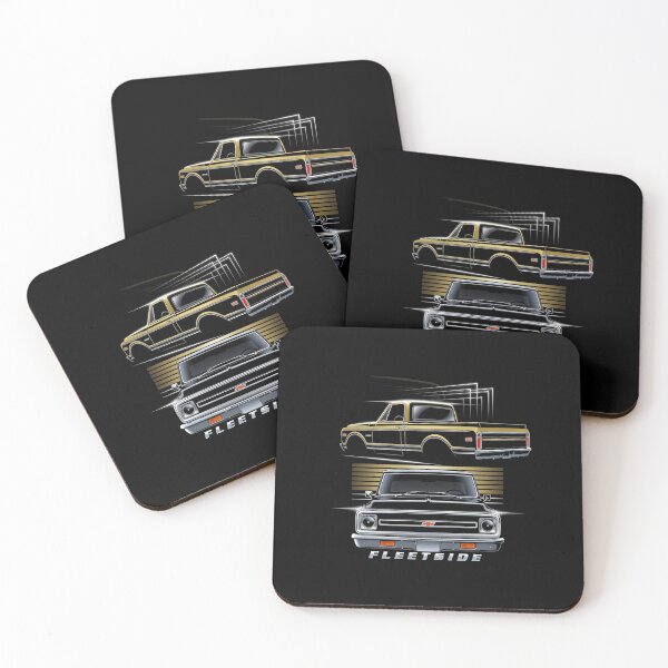 Item preview, C10 Fleetside Classic Truck Dual View Graphic Tee designed and sold by TheArtOfCar.