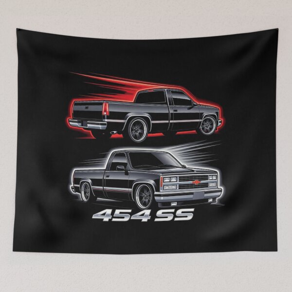 Item preview, 1990 Chevrolet 454 SS Sport Truck Graphic Tee designed and sold by TheArtOfCar.