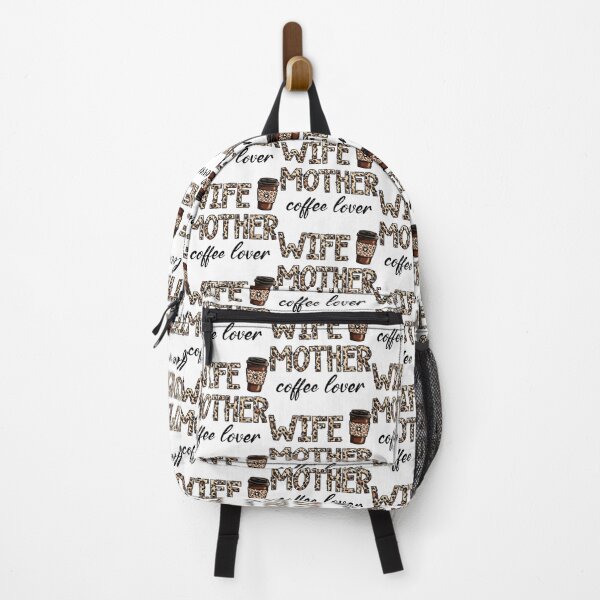 Item preview, Wife Mother Coffee Lover Leopard Print Typography designed and sold by Lulunza.