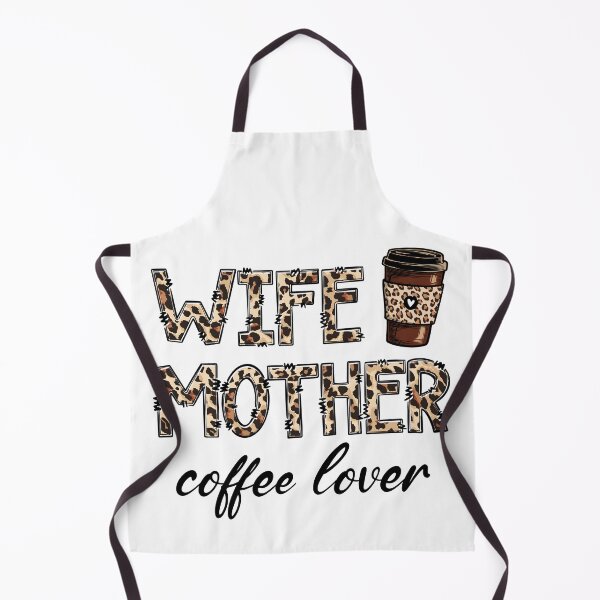 Item preview, Wife Mother Coffee Lover Leopard Print Typography designed and sold by Lulunza.