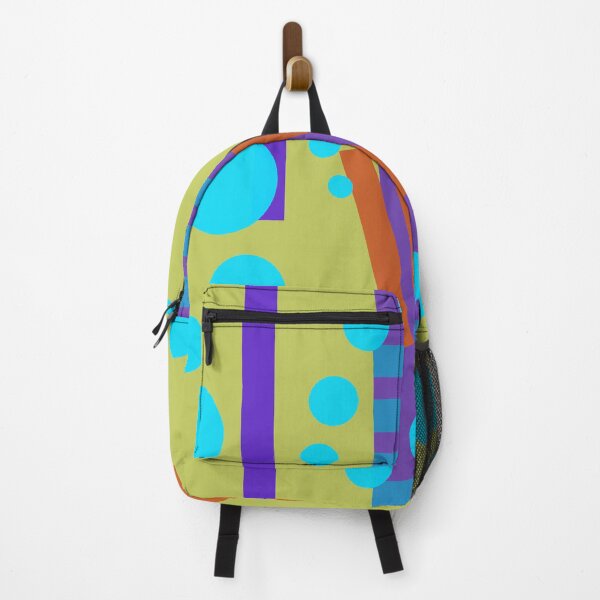 Item preview, Colourful abstract design with stripes and dots designed and sold by JayeTStudio.