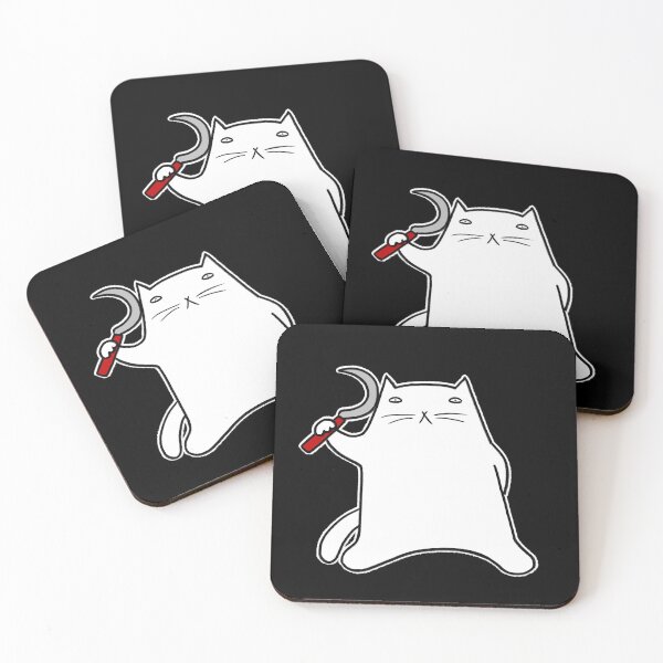 Item preview, Cat with a sickle designed and sold by eri-morie.