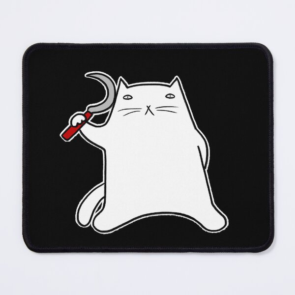 Item preview, Cat with a sickle designed and sold by eri-morie.