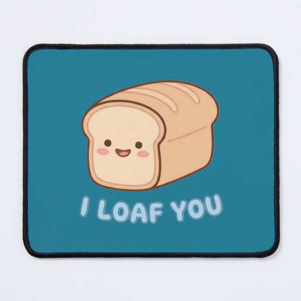 Item preview, Funny Cute Animal Meme – “ I Loaf You ” Kawaii Aesthetic Sticker designed and sold by Ace01st.