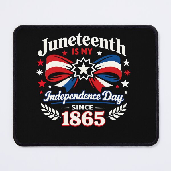 Item preview, Juneteenth Is My Independence Day Since 1865 Red White Blue Coquette Bow designed and sold by clothesy7.